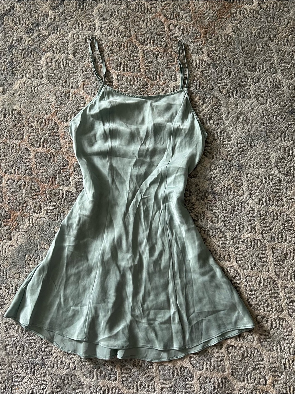 Free People Silk Slip Chemise in Pale Blue - Picture 2 of 5